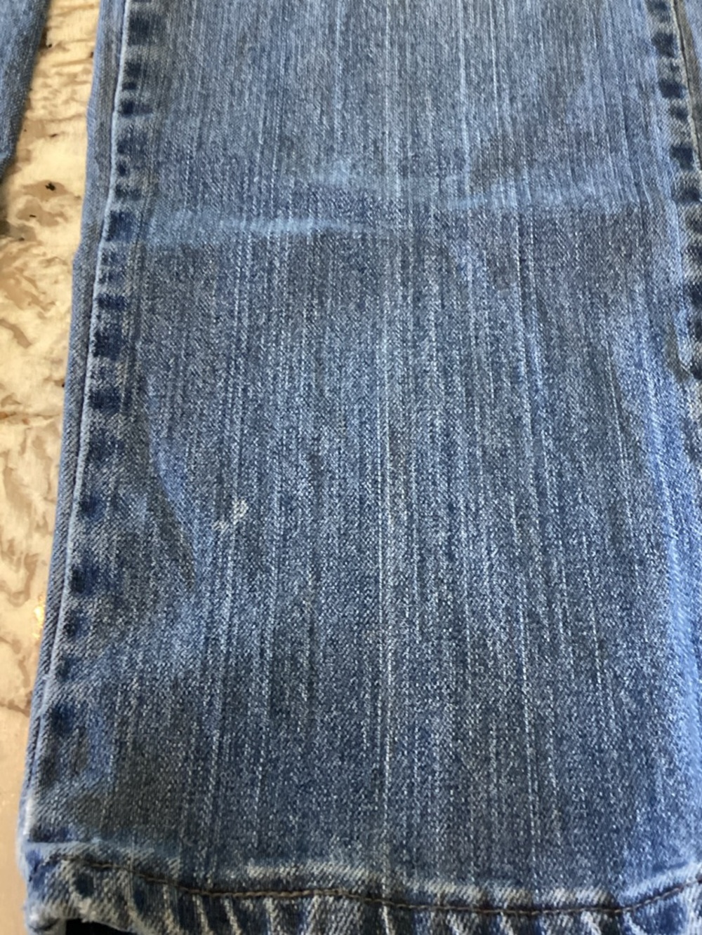 Lee Relaxed Straight Jeans Size 8M Blue Denim High Rise 3051849 - Picture 7 of 12